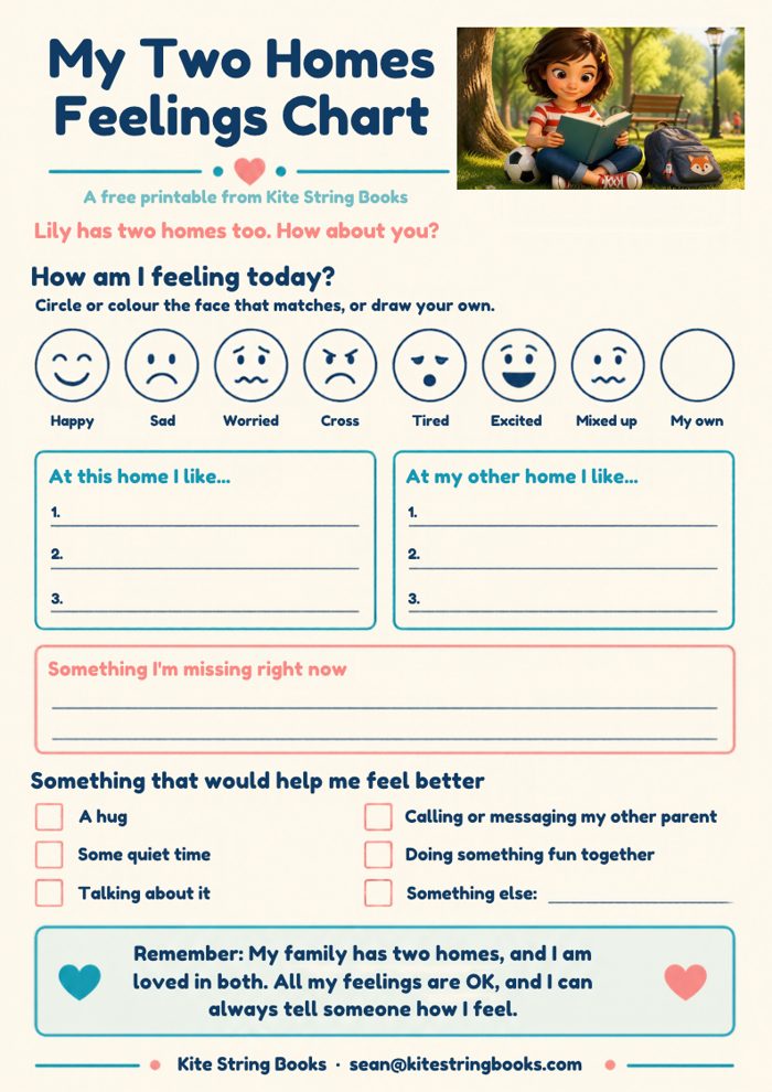Feelings chart, Lily edition